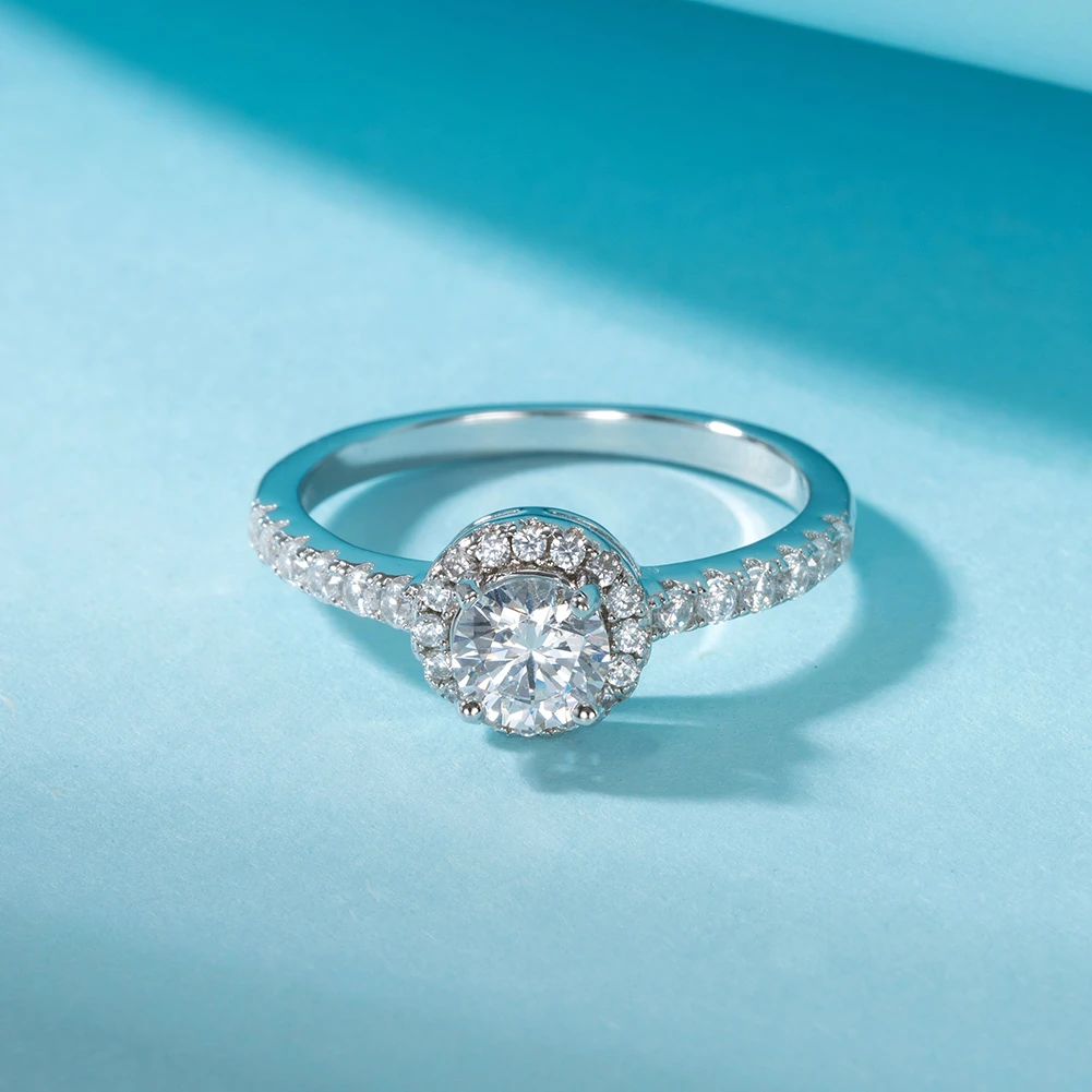 Inel din Argint Elegant Halo Silver [2]