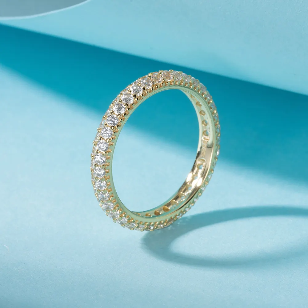 Inel din Argint Eternity Band Gold [2]
