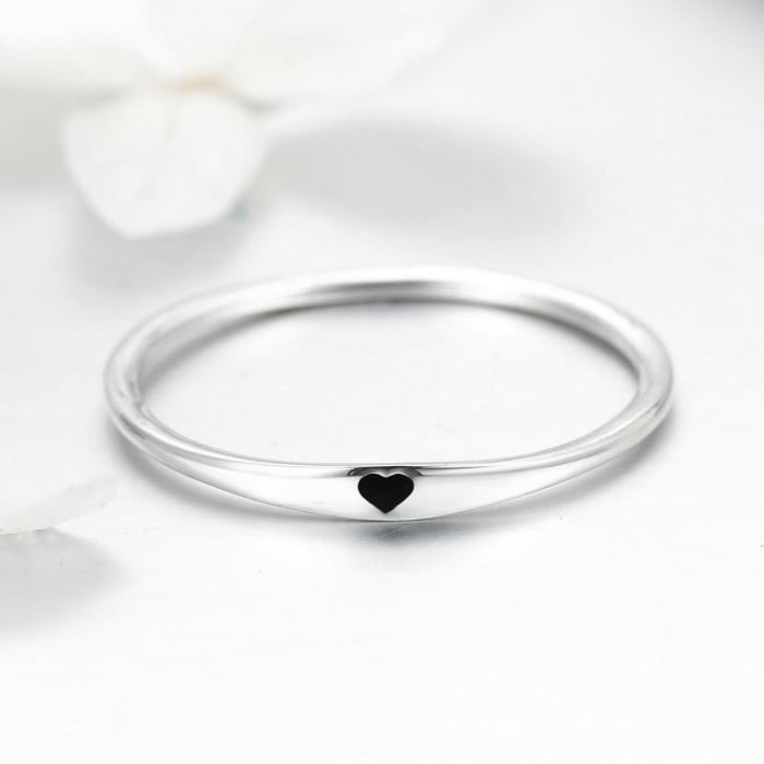 Inel din argint Little Heart [4]
