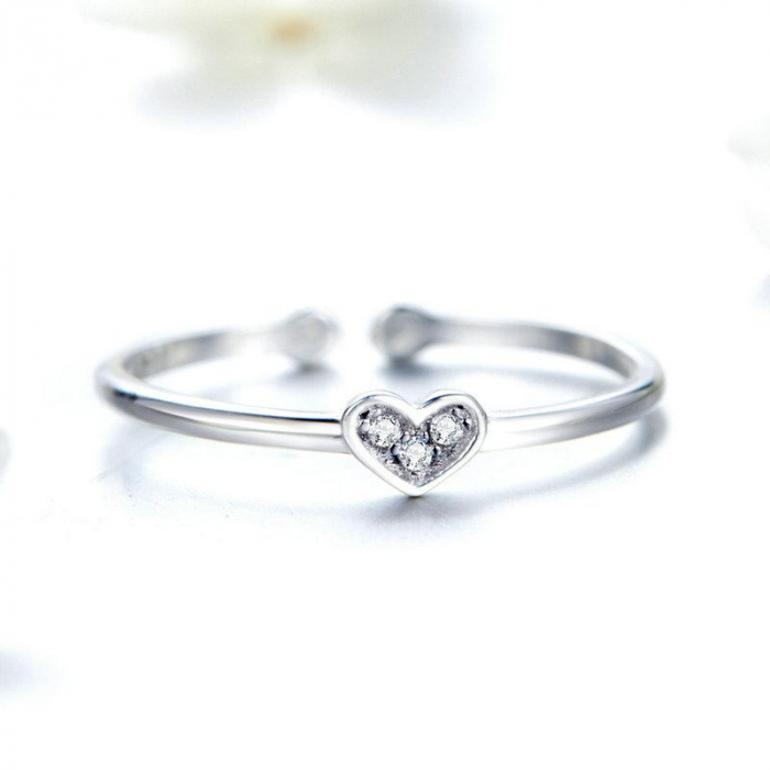 Inel din argint Nuria One Heart [4]