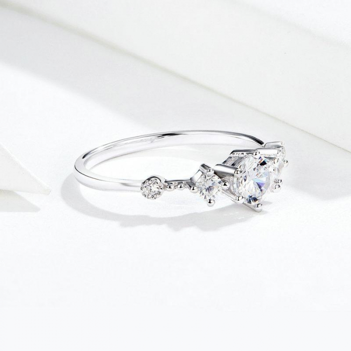Inel din argint Royal Halo [4]