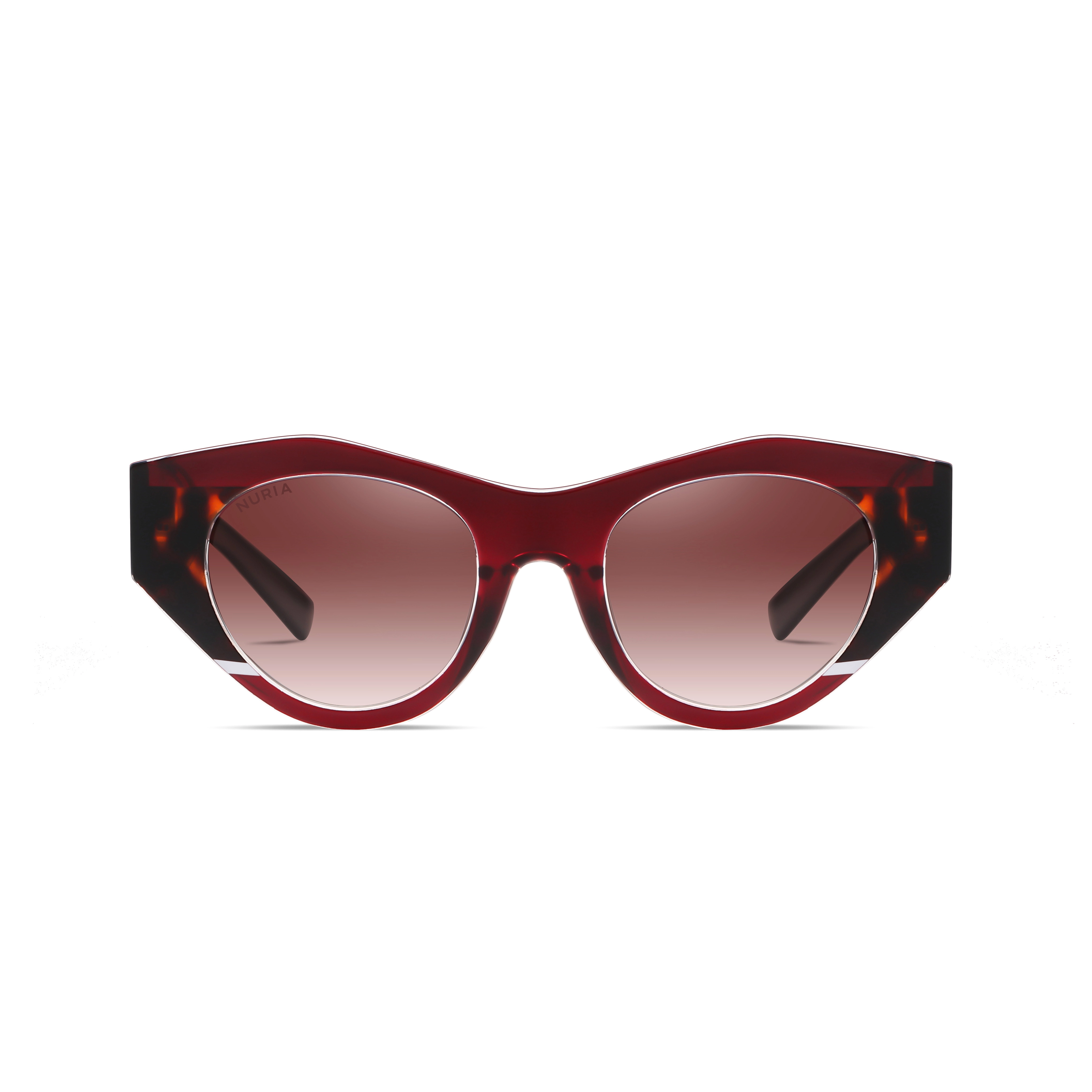 Ochelari de Soare NURIA cu Ramă Angulară Riviera Ruby Tortoise [2]