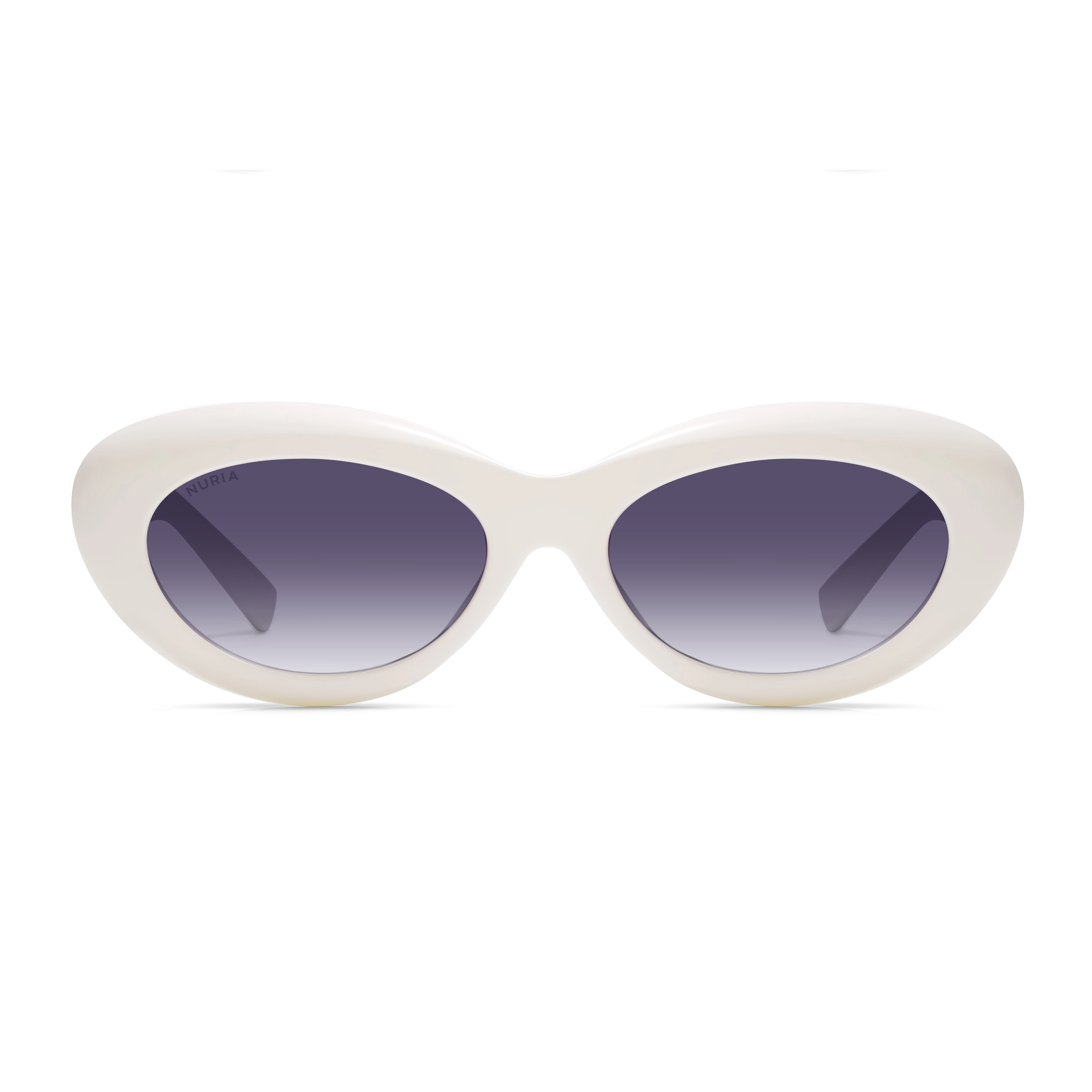 Ochelari de Soare NURIA cu Ramă Cat-Eye Sunset Serenade Pearl White [2]