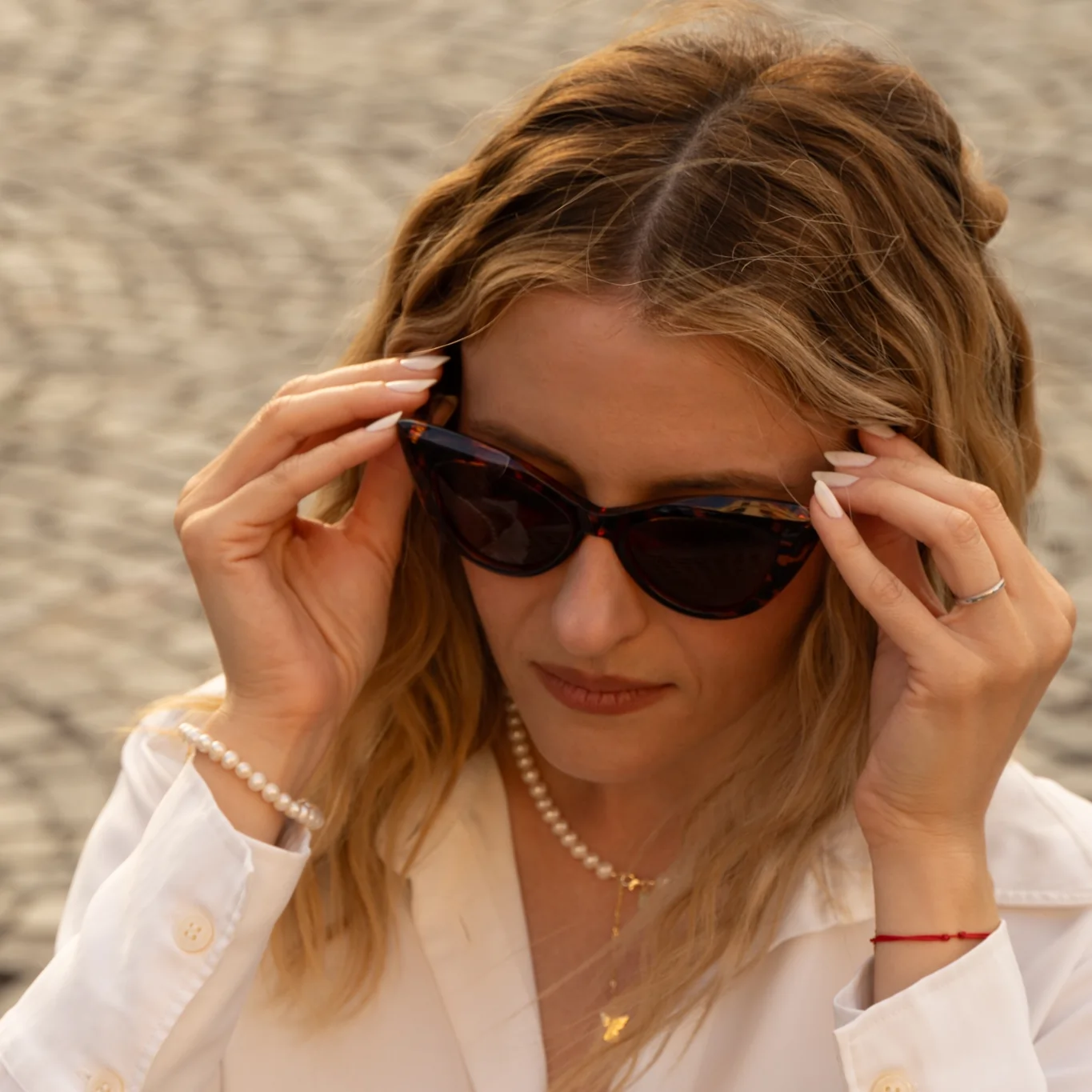 Ochelari de Soare NURIA cu Ramă Cat-Eye Twilight Allure Brown Tortoise [4]