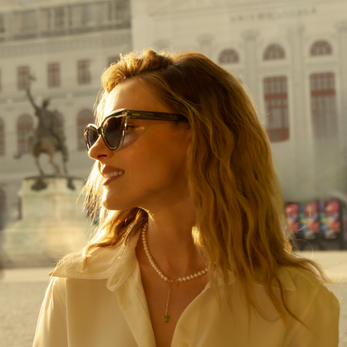 Ochelari de Soare NURIA cu Ramă Cat-Eye Twilight Allure Olive Tortoise [6]