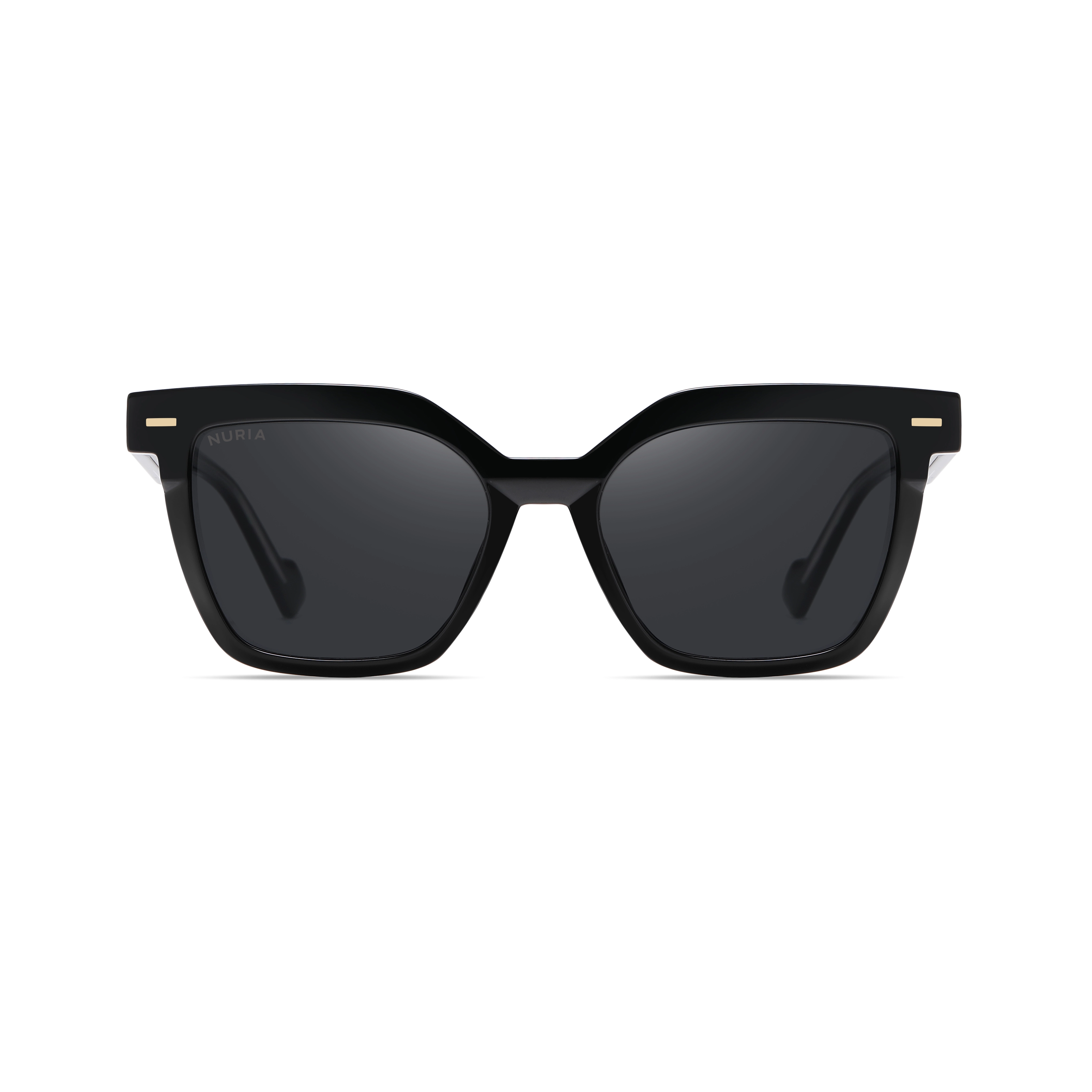 Ochelari de Soare NURIA cu Ramă Dreptunghiulară Spectra Prism Black [2]