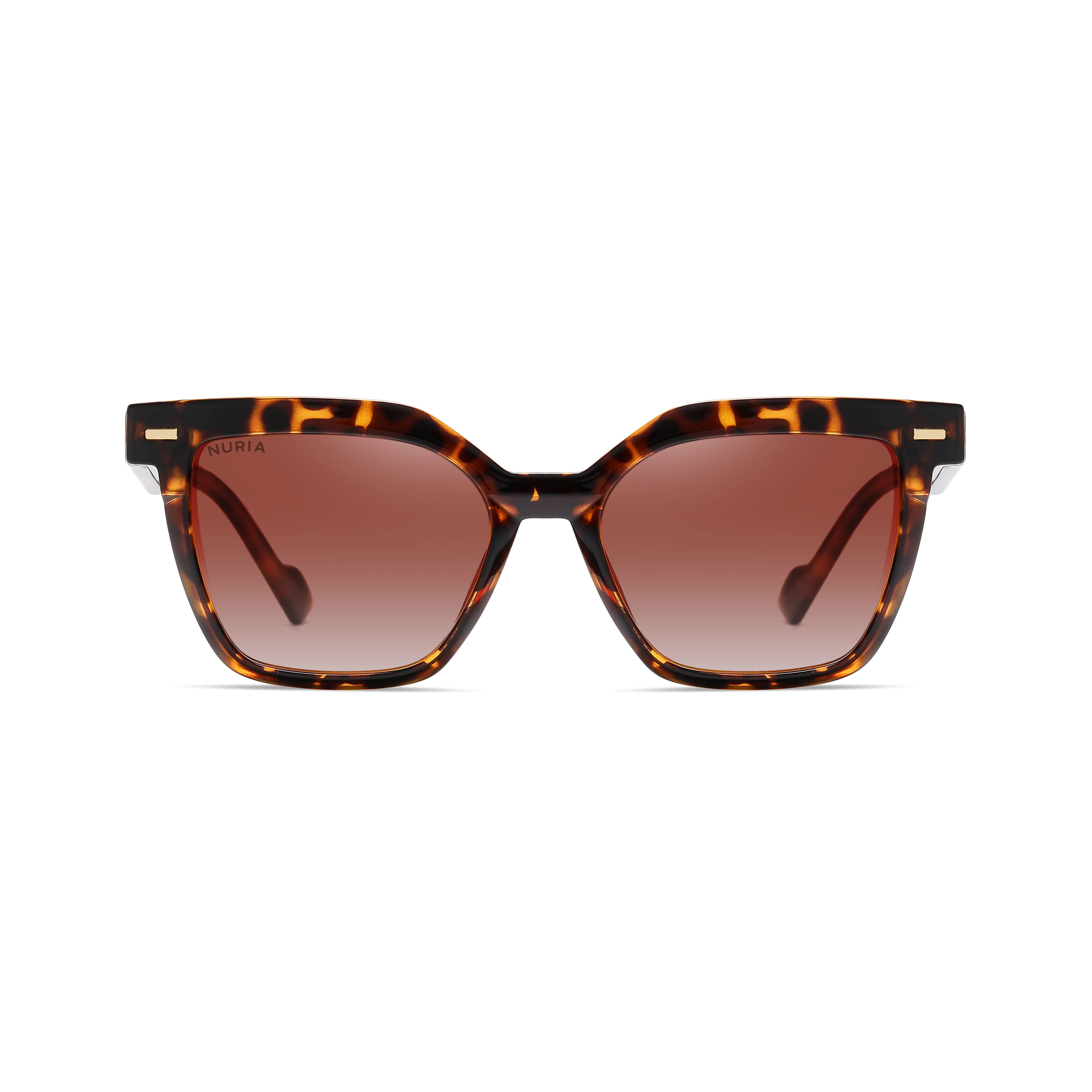 Ochelari de Soare NURIA cu Ramă Dreptunghiulară Spectra Prism Brown Tortoise [2]
