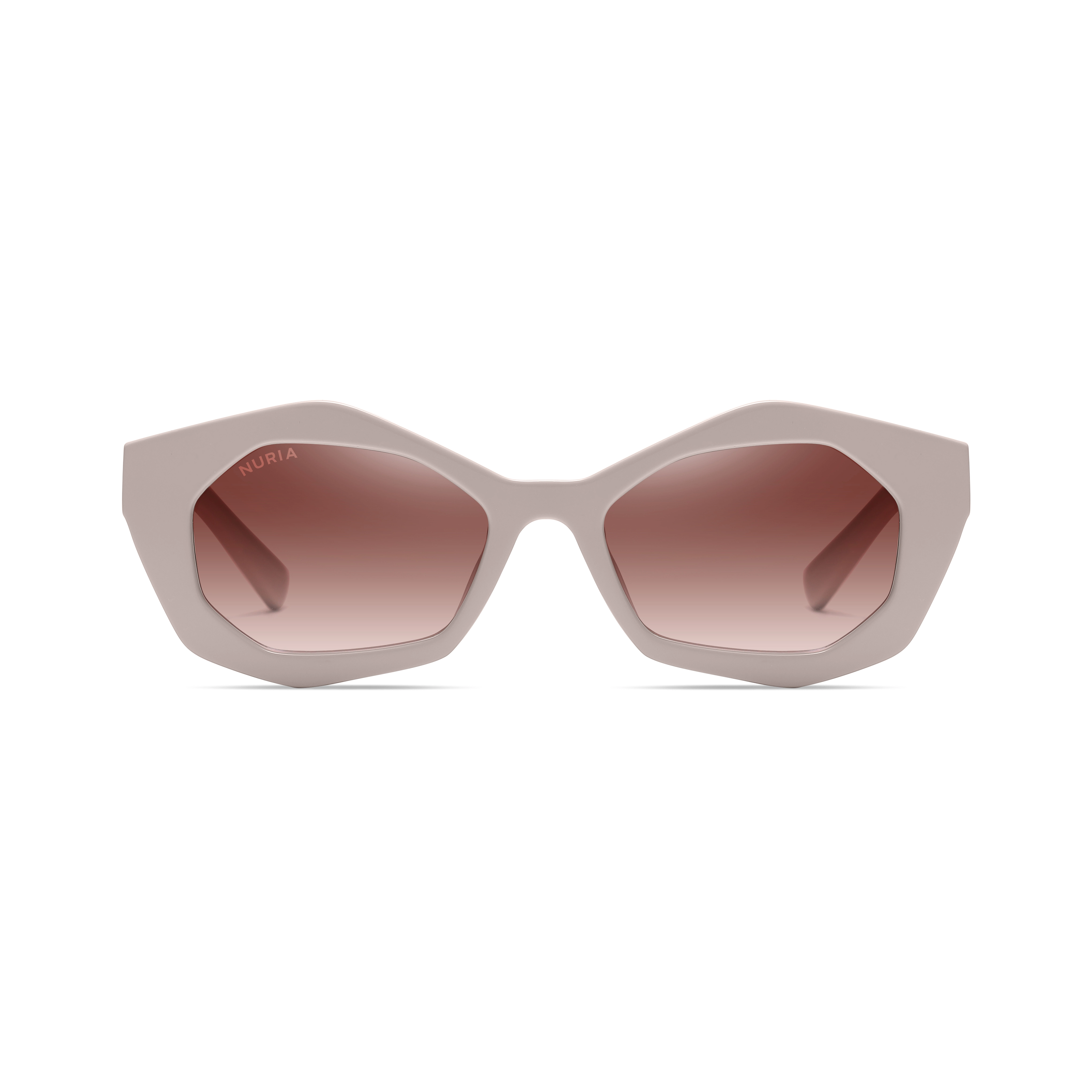 Ochelari de Soare NURIA cu Ramă Geometrică Midnight Cascade Ivory [2]