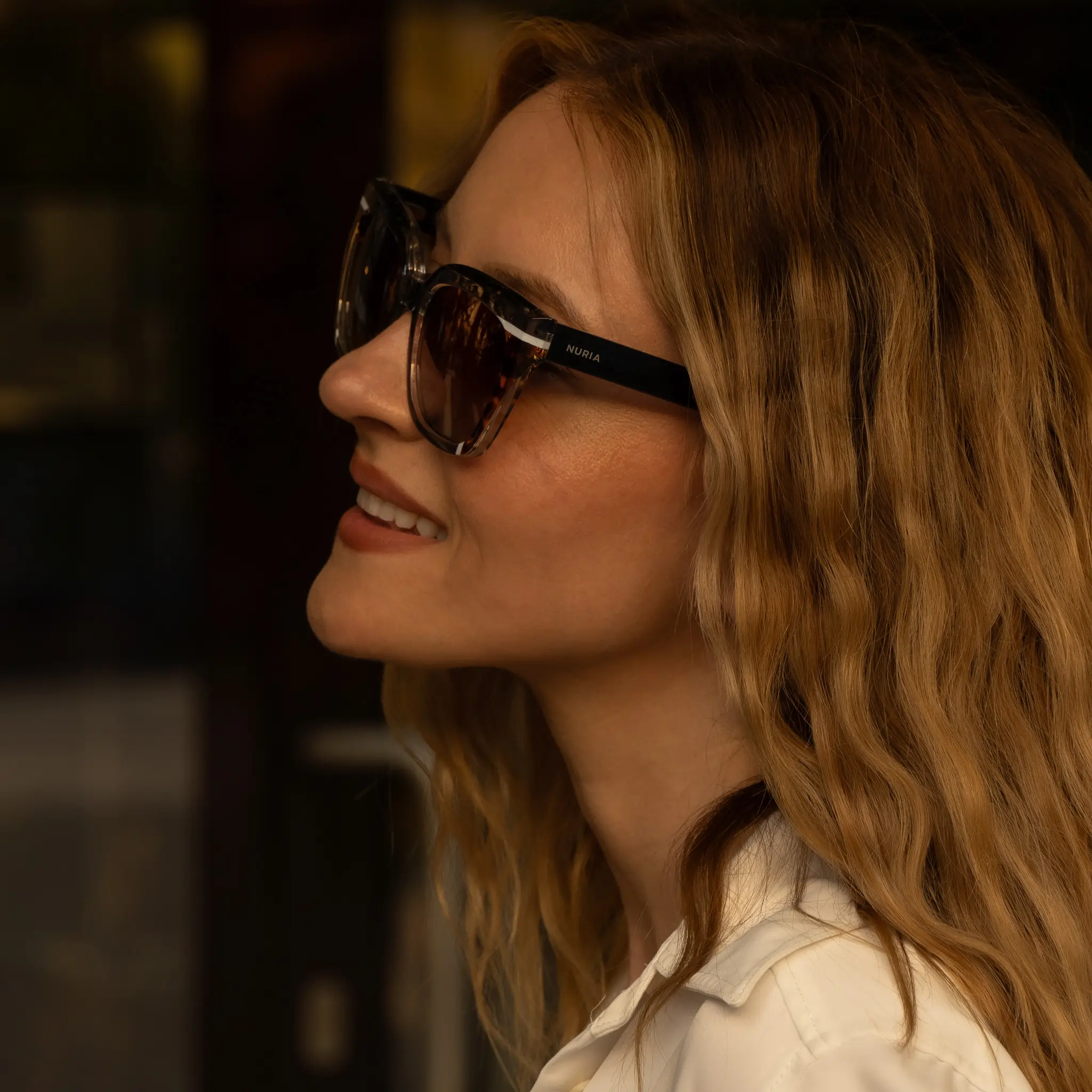 Ochelari de Soare NURIA cu Ramă Pătrată Stellar Edge Black [6]