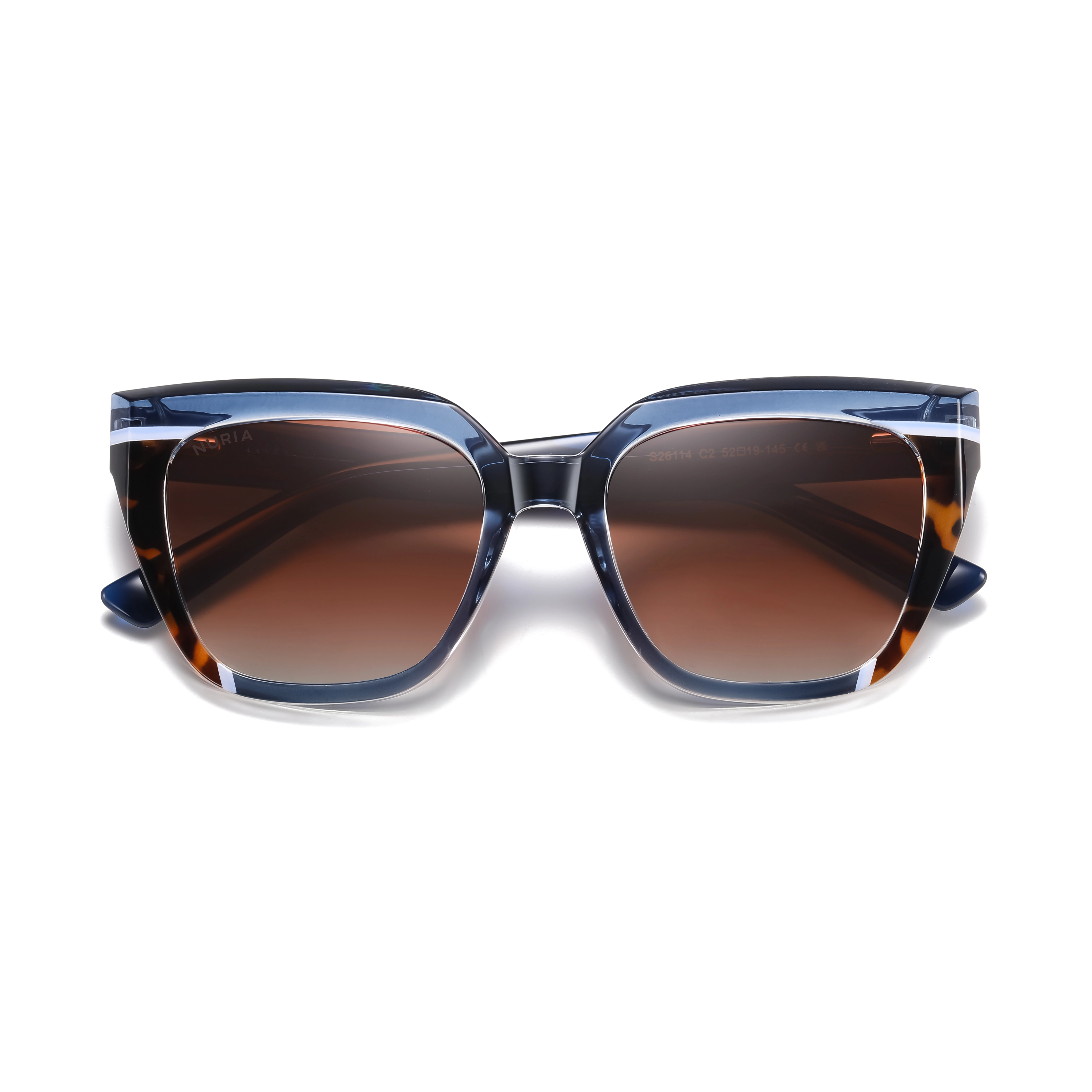Ochelari de Soare NURIA cu Ramă Pătrată Stellar Edge Blue Tortoise [5]