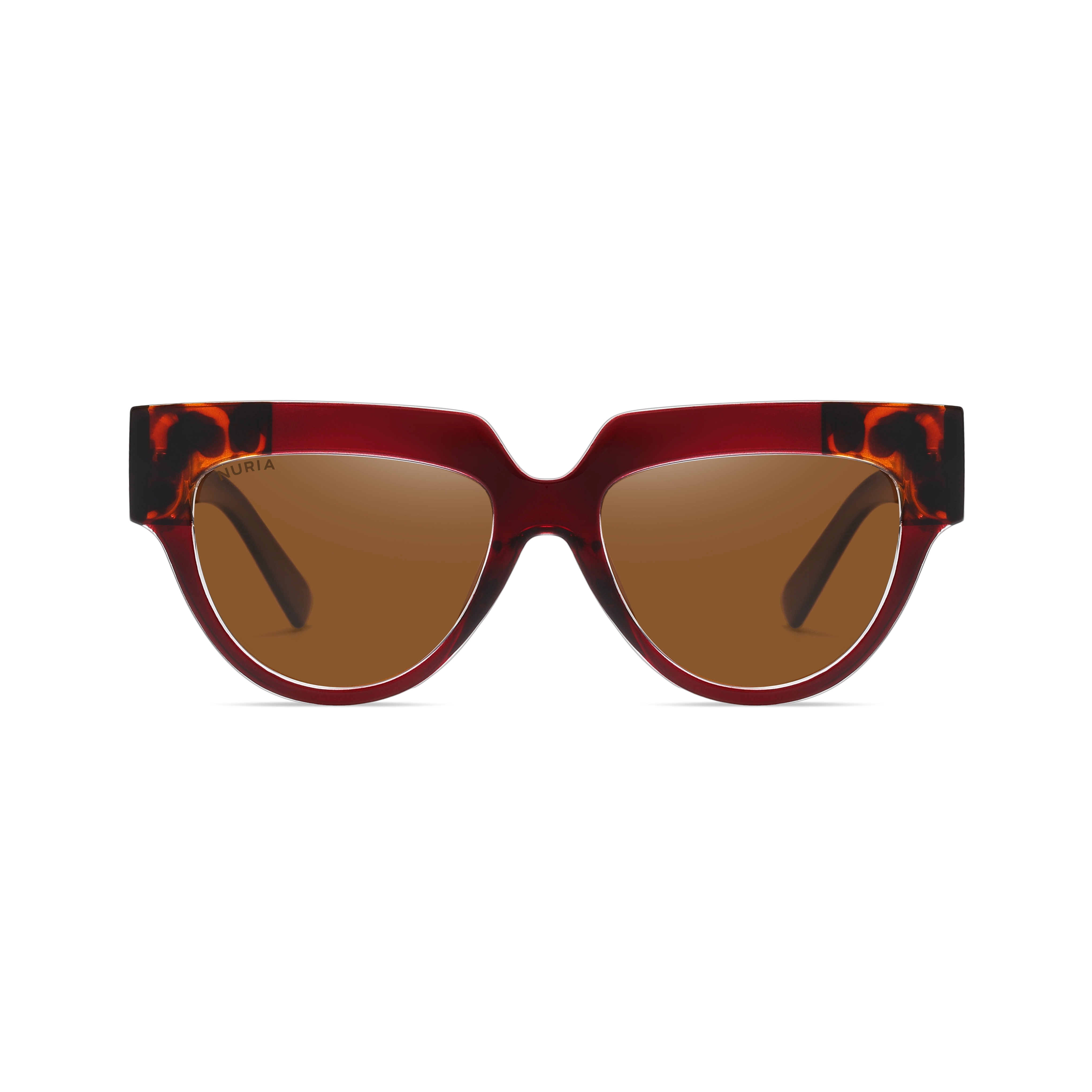 Ochelari de Soare NURIA cu Ramă Pătrată Urban Edge Ruby Tortoise [2]