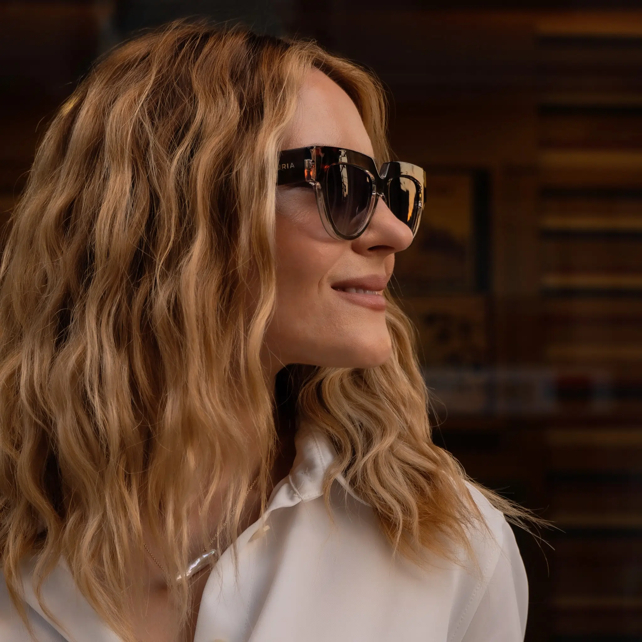 Ochelari de Soare NURIA cu Ramă Pătrată Urban Edge Ruby Tortoise [5]