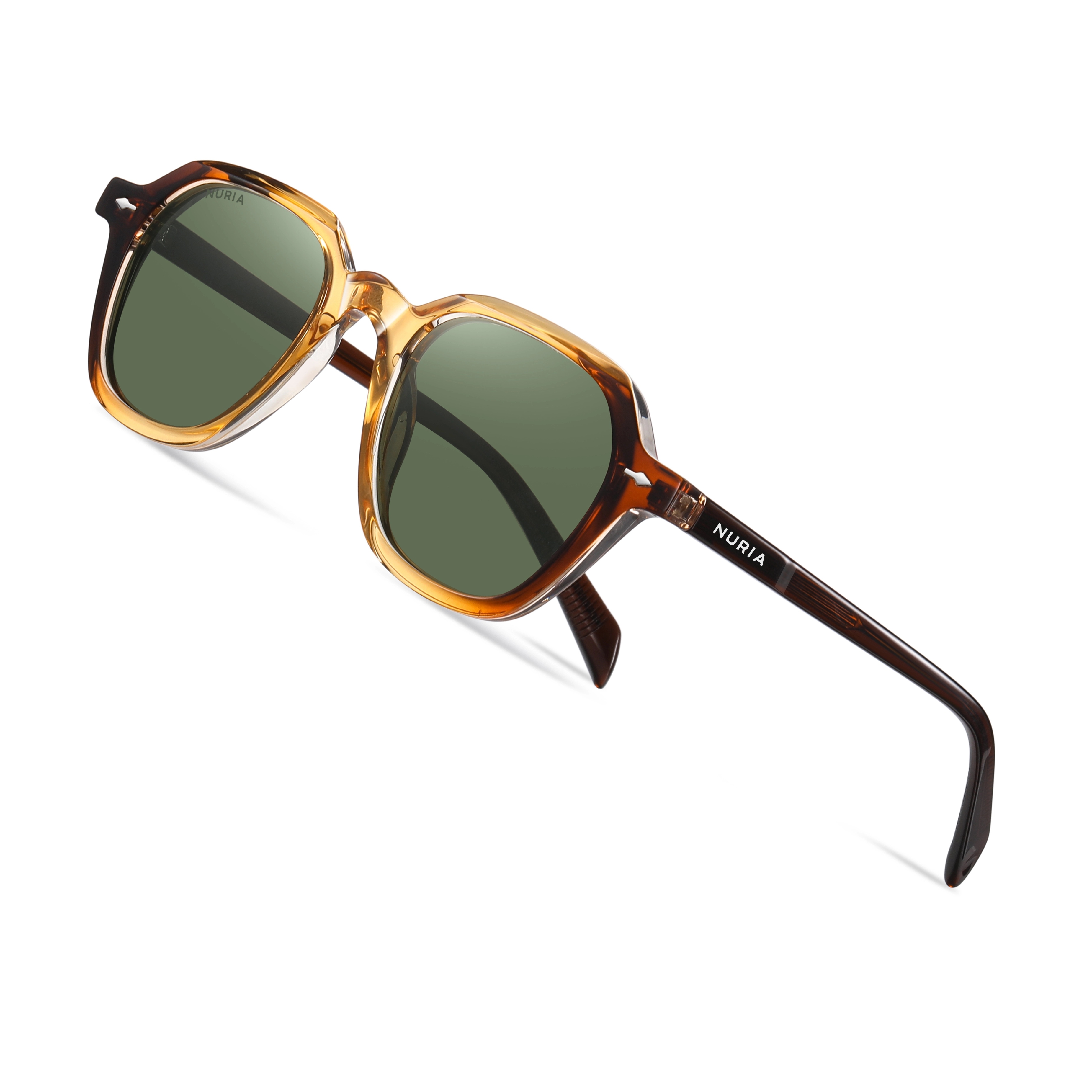 Ochelari de Soare NURIA cu Ramă Rotundă Eclipse Radiance Amber [4]
