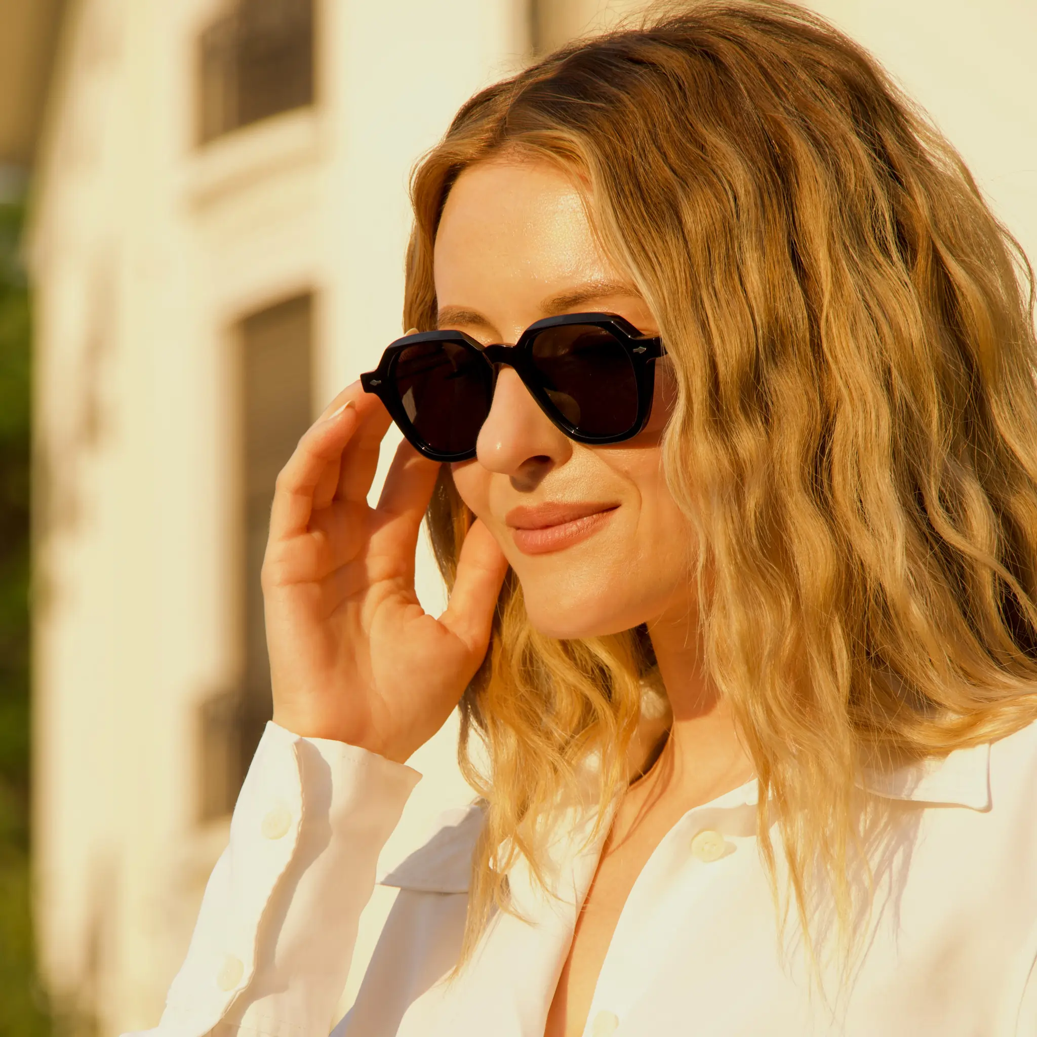 Ochelari de Soare NURIA cu Ramă Rotundă Eclipse Radiance Black [4]