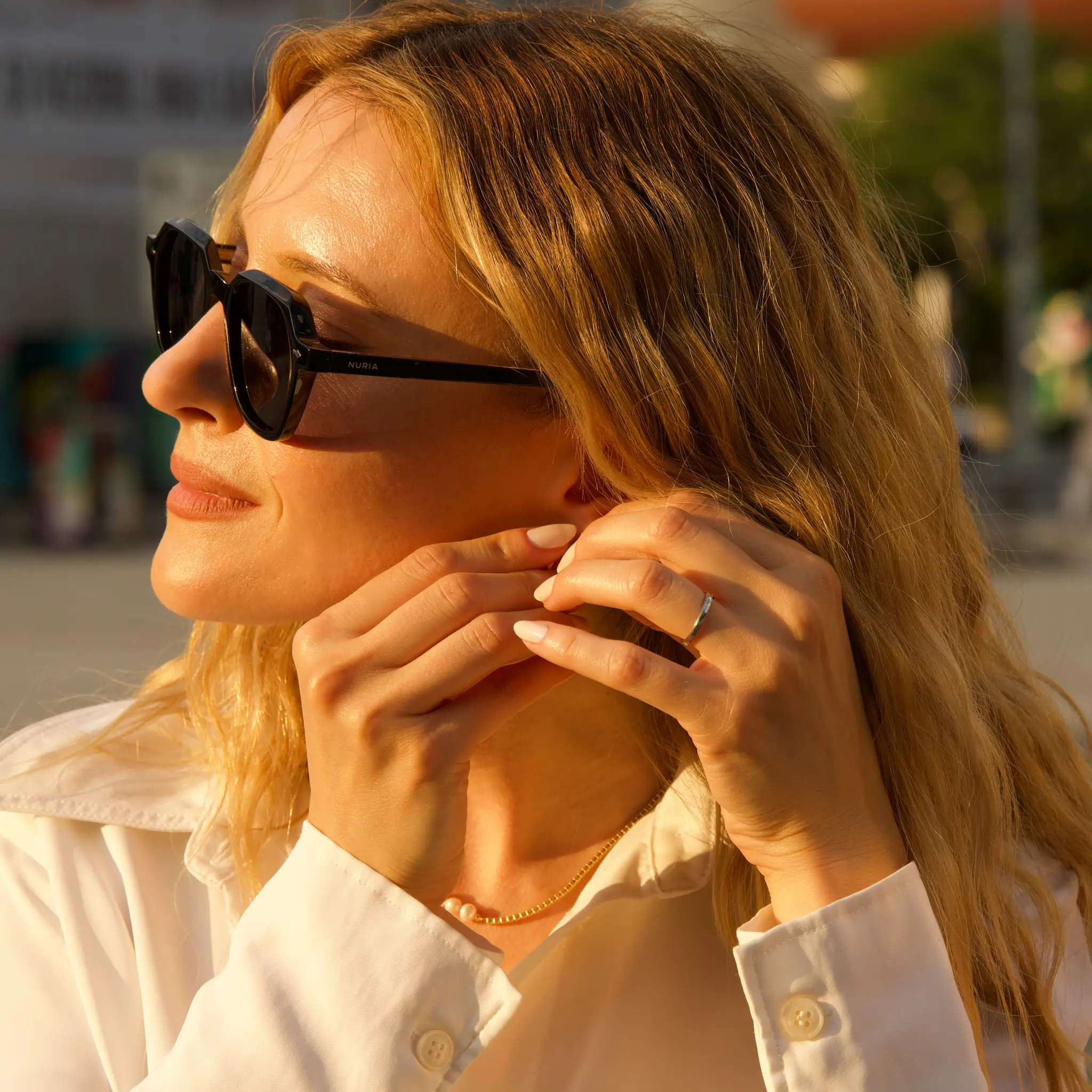 Ochelari de Soare NURIA cu Ramă Rotundă Eclipse Radiance Black [6]