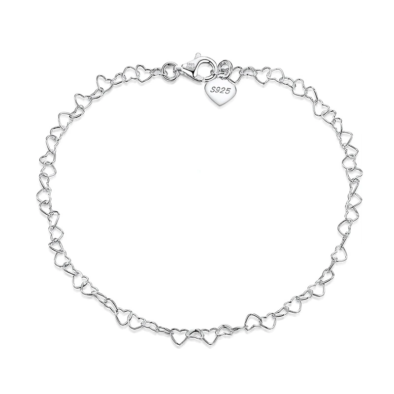 Set Brățară de Mână și Brățară de Picior Silver Heart [2]