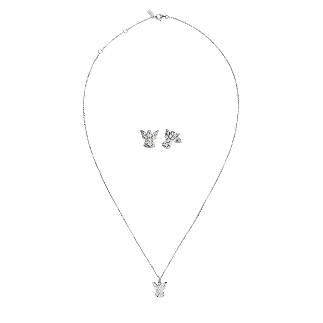 Set Colier și Cercei din argint Înger Argintiu Inner Code [1]