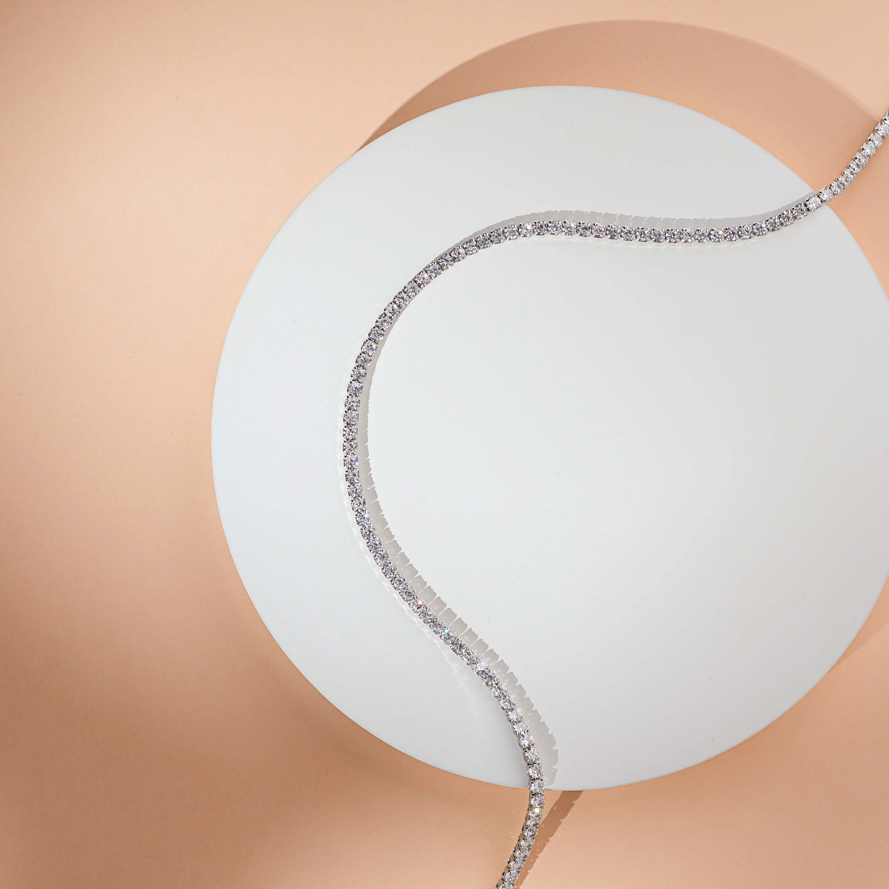 Set Colier și Cercei din Argint Tennis Essence Silver [5]