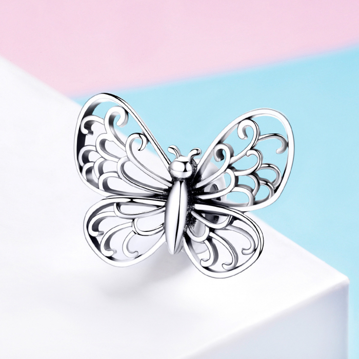 Talisman din argint Butterfly [3]