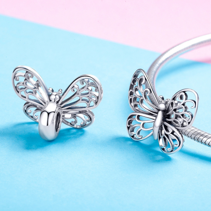 Talisman din argint Butterfly [4]