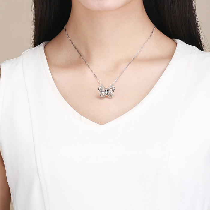 Talisman din argint Butterfly [5]