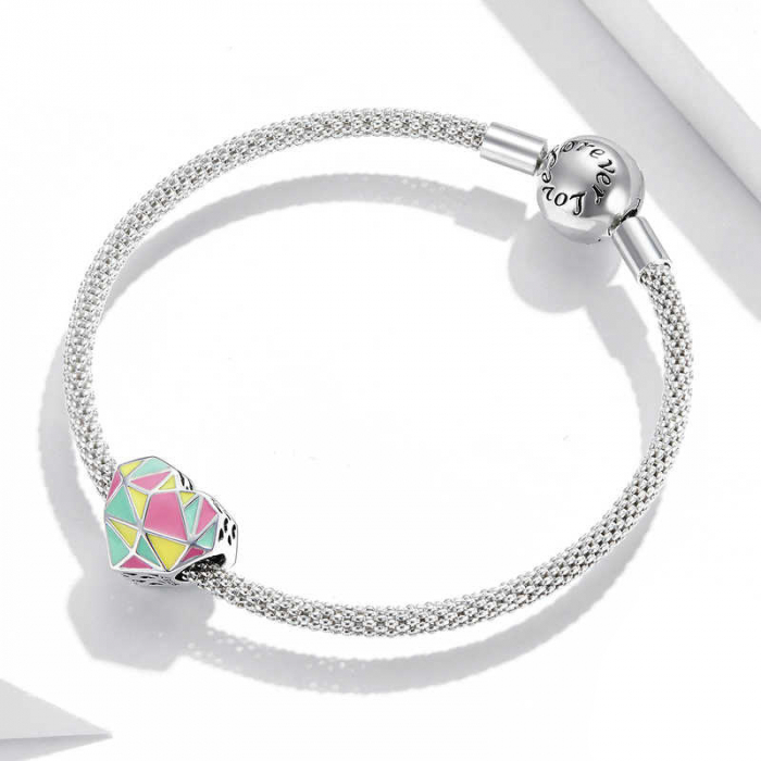 Talisman din argint Elastic Heart [2]