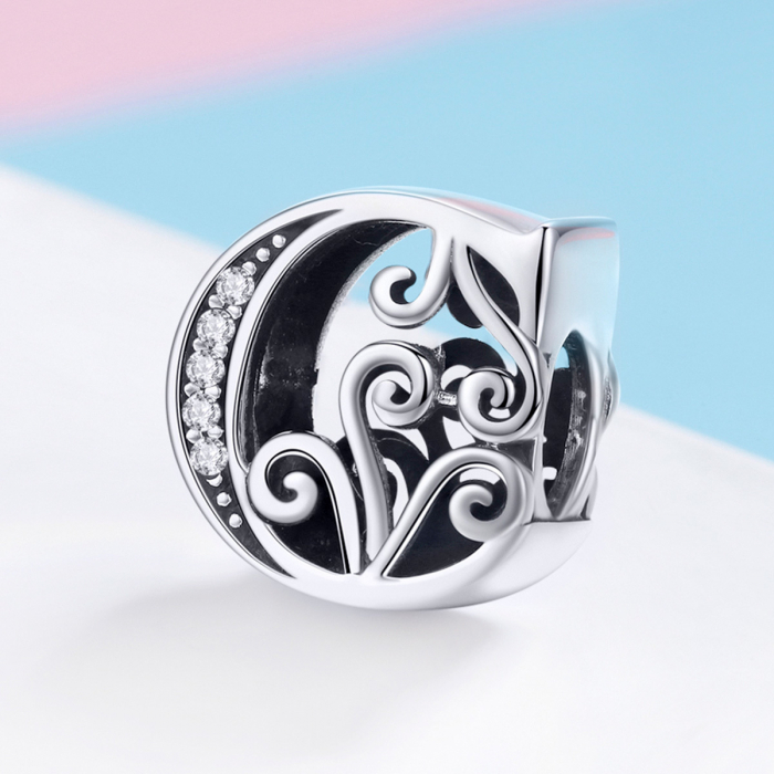 Talisman din argint Fairytale Litera C [2]
