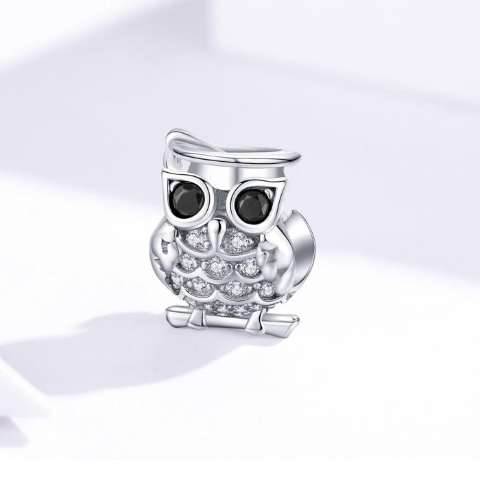 Talisman din argint Owl of Athena [3]