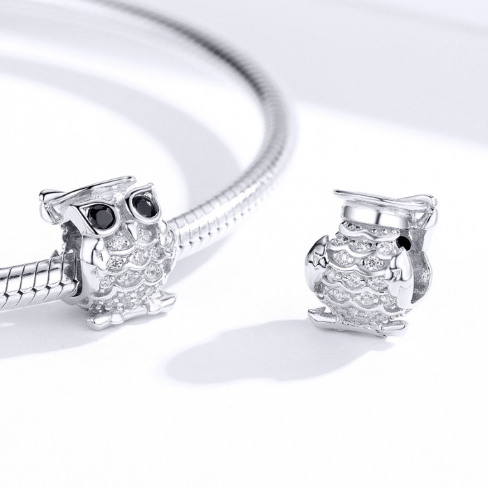 Talisman din argint Owl of Athena [4]
