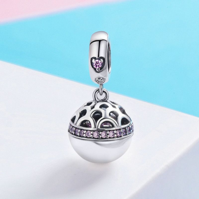 Talisman din argint Pink Heart Box [2]