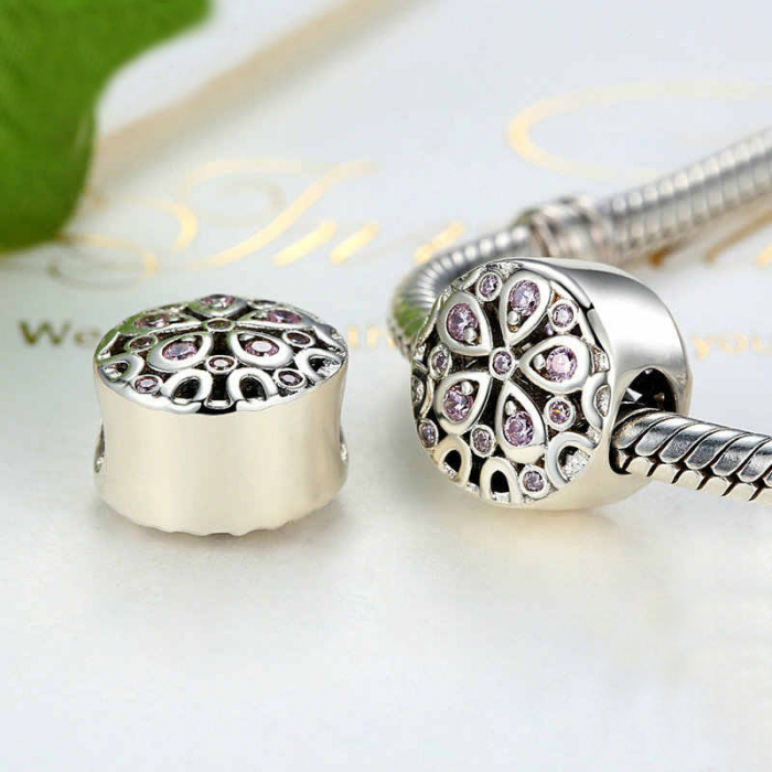 Talisman din argint Pink Lotus [2]