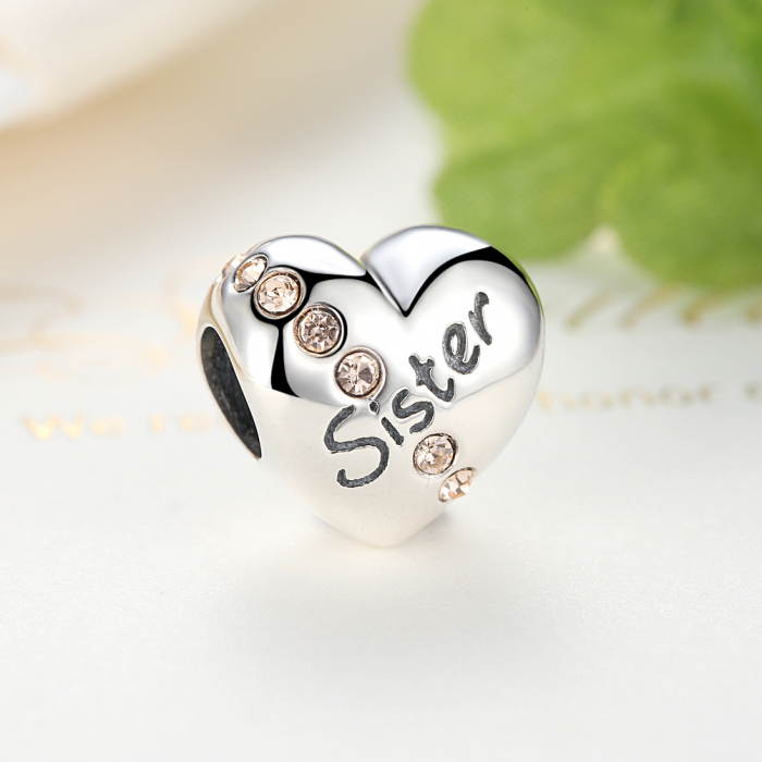 Talisman din argint Sister Heart [3]