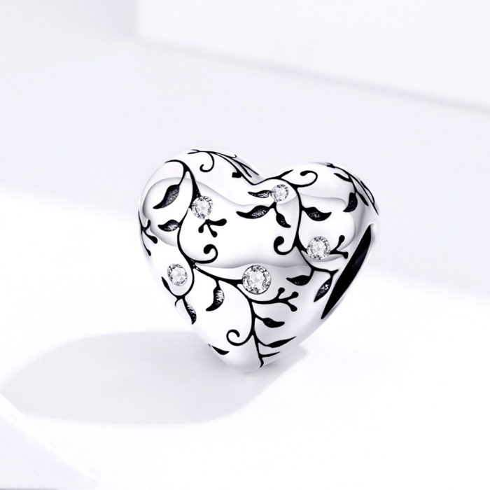 Talisman din argint Spring Heart [3]