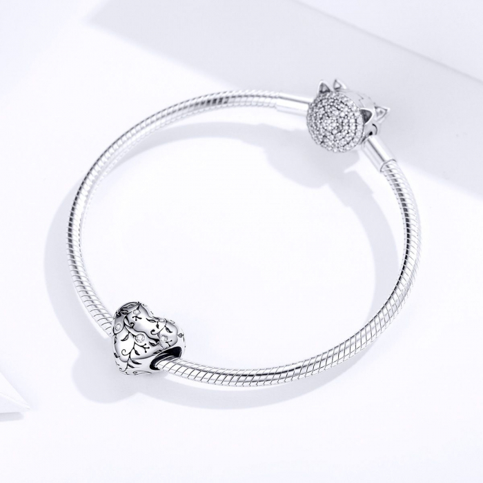 Talisman din argint Spring Heart [2]