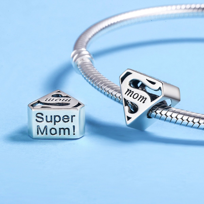 Talisman din argint Super Mom [4]