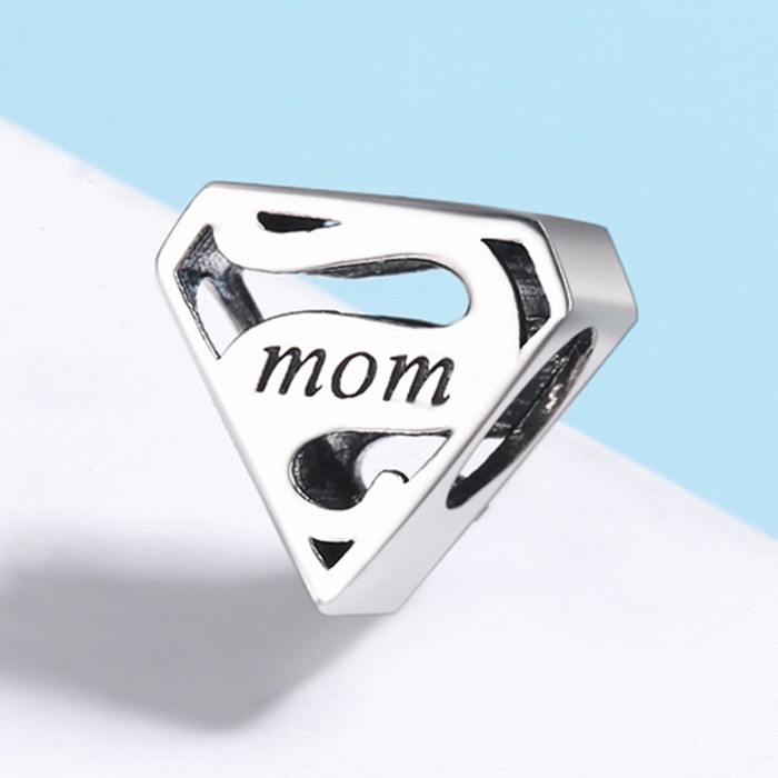 Talisman din argint Super Mom [3]