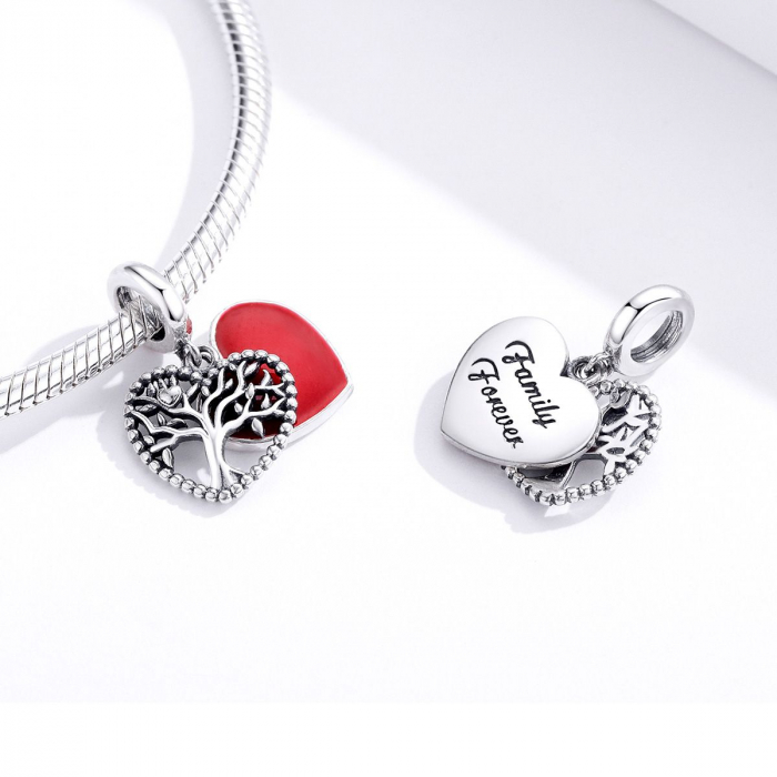Talisman din argint Tree of Heart [4]