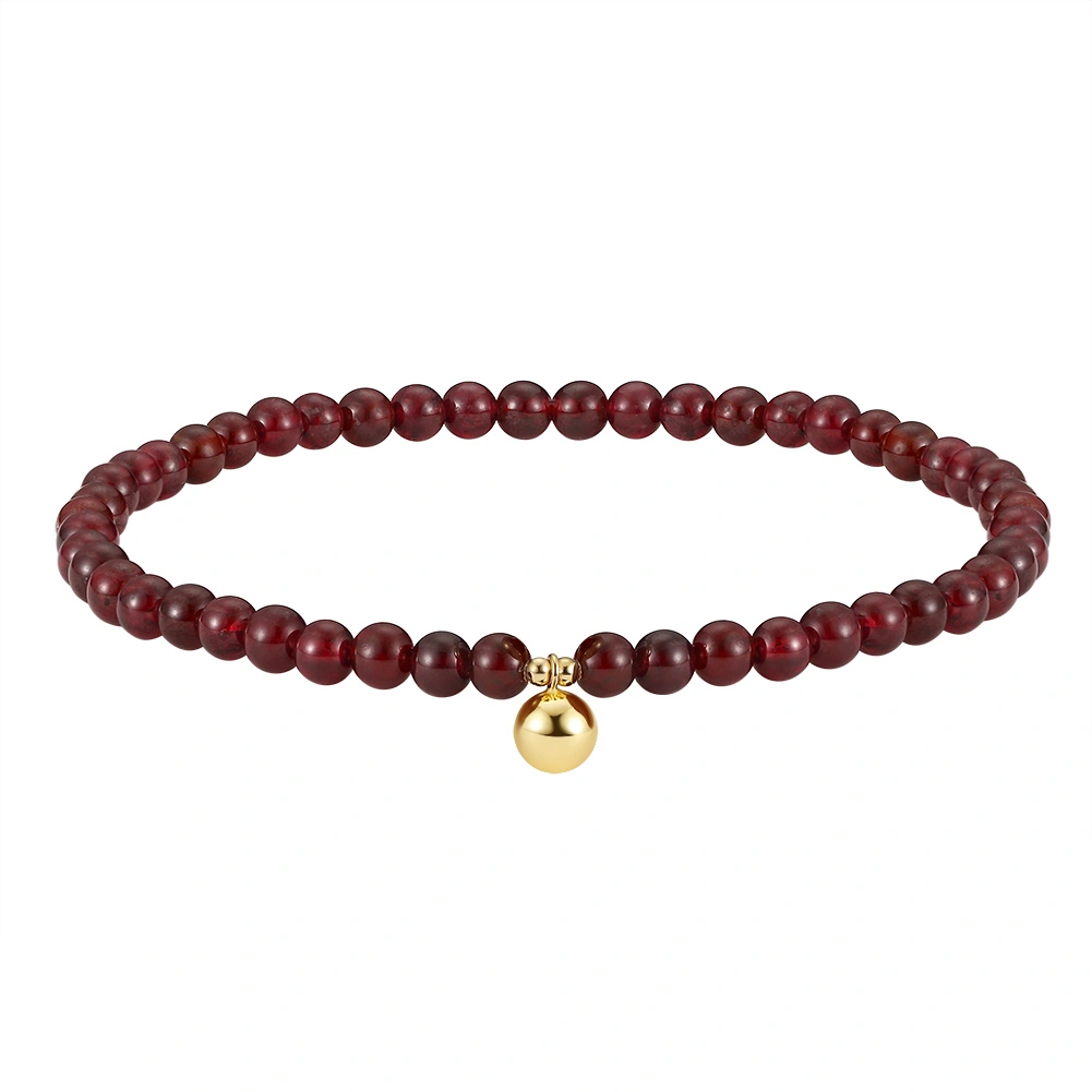 Produse Noi - Brățară de picior cu Pietre Naturale Granat Almadin Elegant Garnet