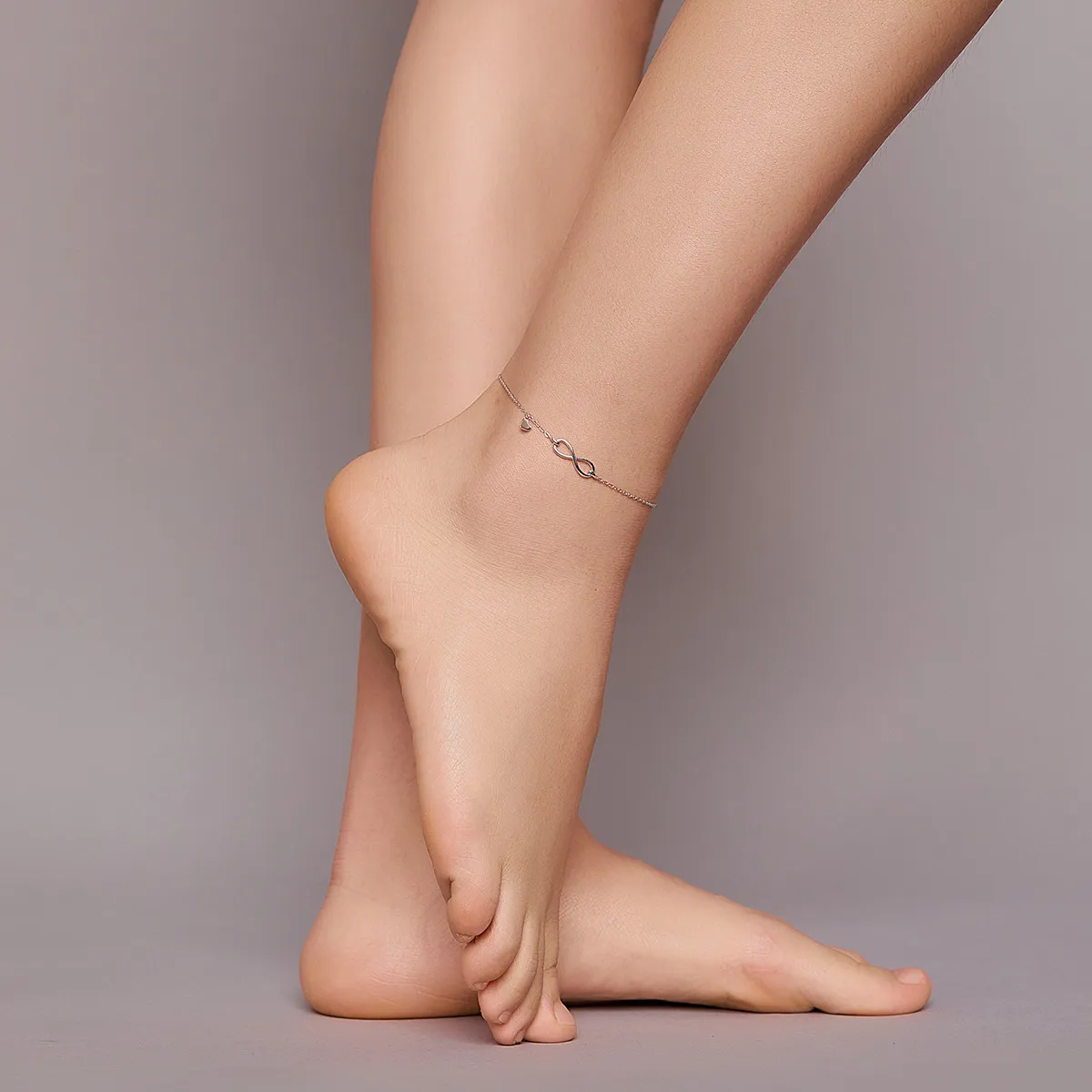 Brățară de picior din argint Infinity Summer [5]