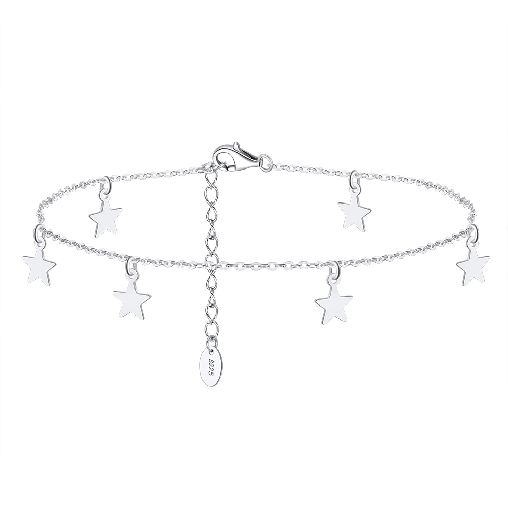 Brățări de picior - Brățară de picior din Argint Silver Star