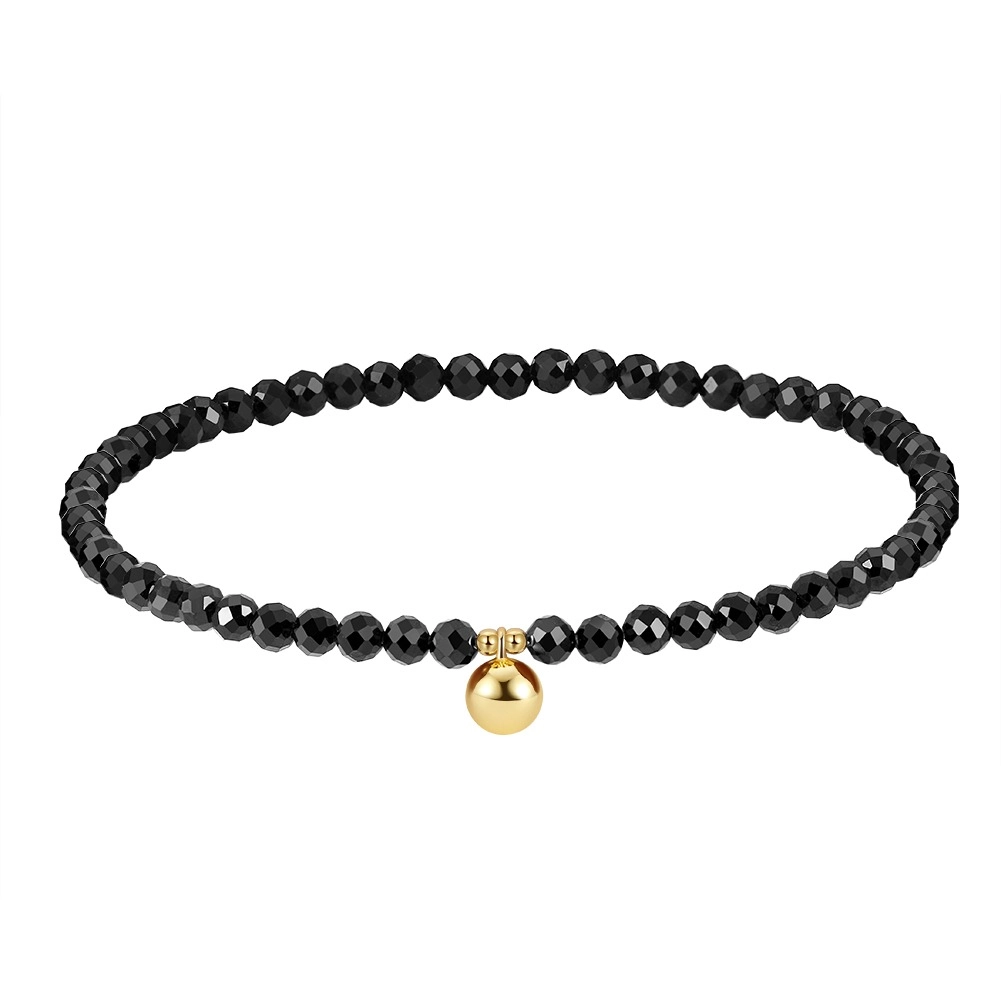 Brățări de picior - Brățară de picior din Pietre Naturale Onix Elegant Black