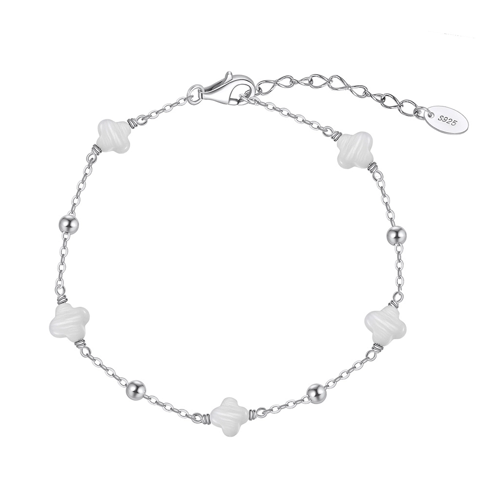 Brățări - Brățară din Argint Clover Beads Silver