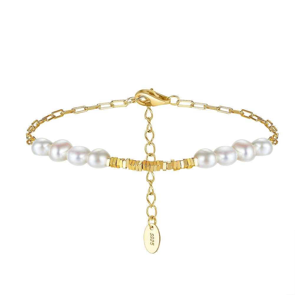 Produse Noi - Brățară din Argint cu Perle Naturale de Cultură Pearl FLow
