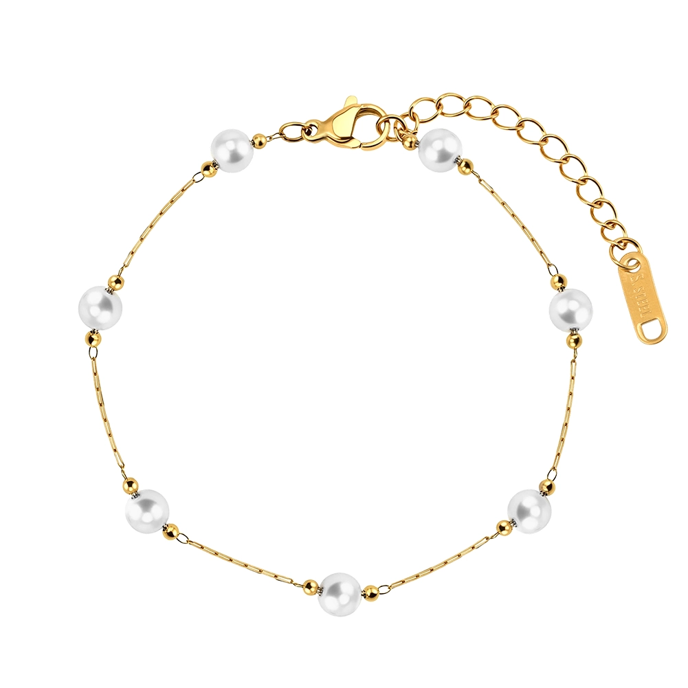 Brățări Statement - Brățară Statement cu Perle Shell Tide Auriu