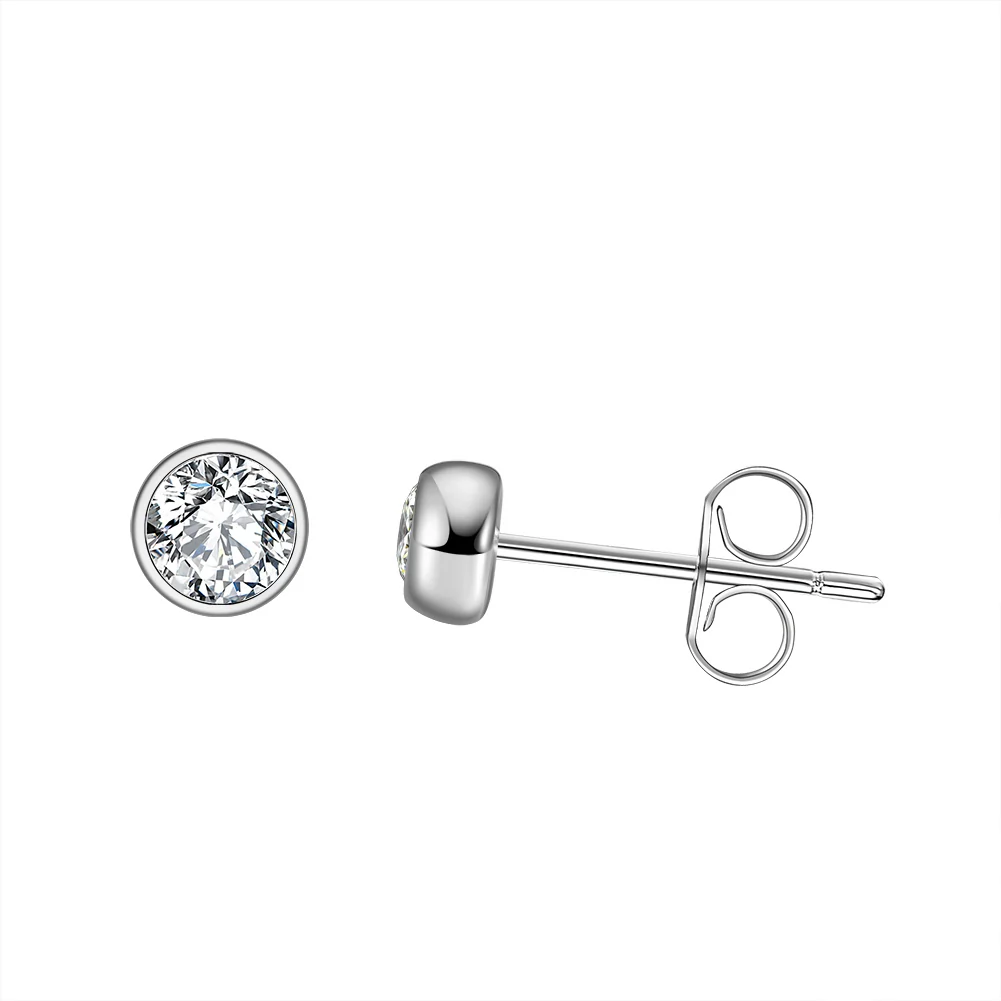 Cercei din argint - Cercei din Argint Classic Brilliance Studs