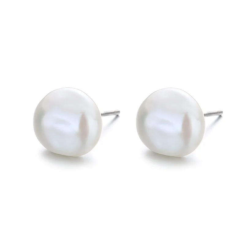 Bijuterii Perle Naturale - Cercei din Argint Classic Pearl Stud
