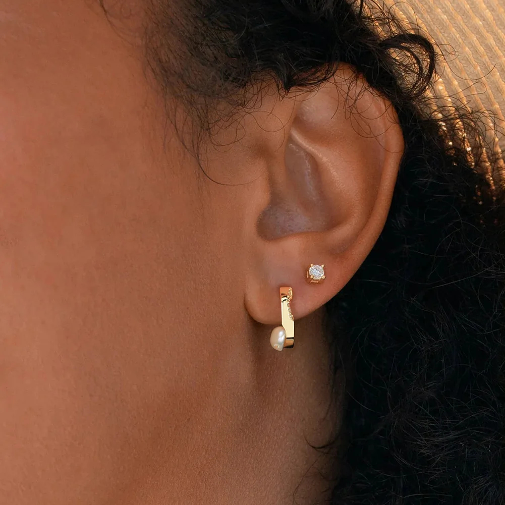 Produse Noi - Cercei din Argint cu Perle Naturale de Cultură Luxe Pearl Arc