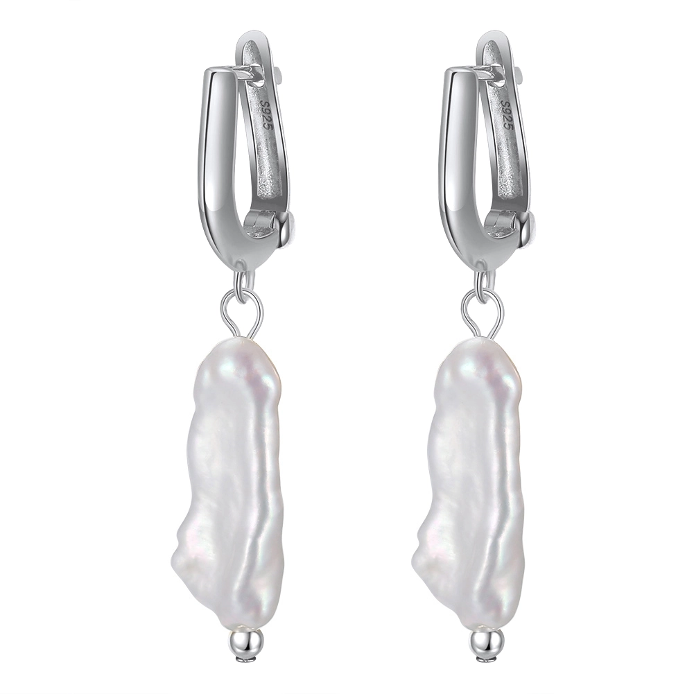 Cercei din argint - Cercei din Argint cu Perle Naturale de Cultură Natural Grace Silver