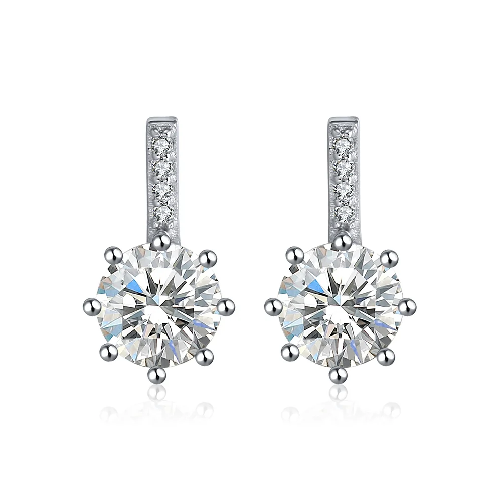 Cercei din argint - Cercei din Argint Stellar Sparkle Drops