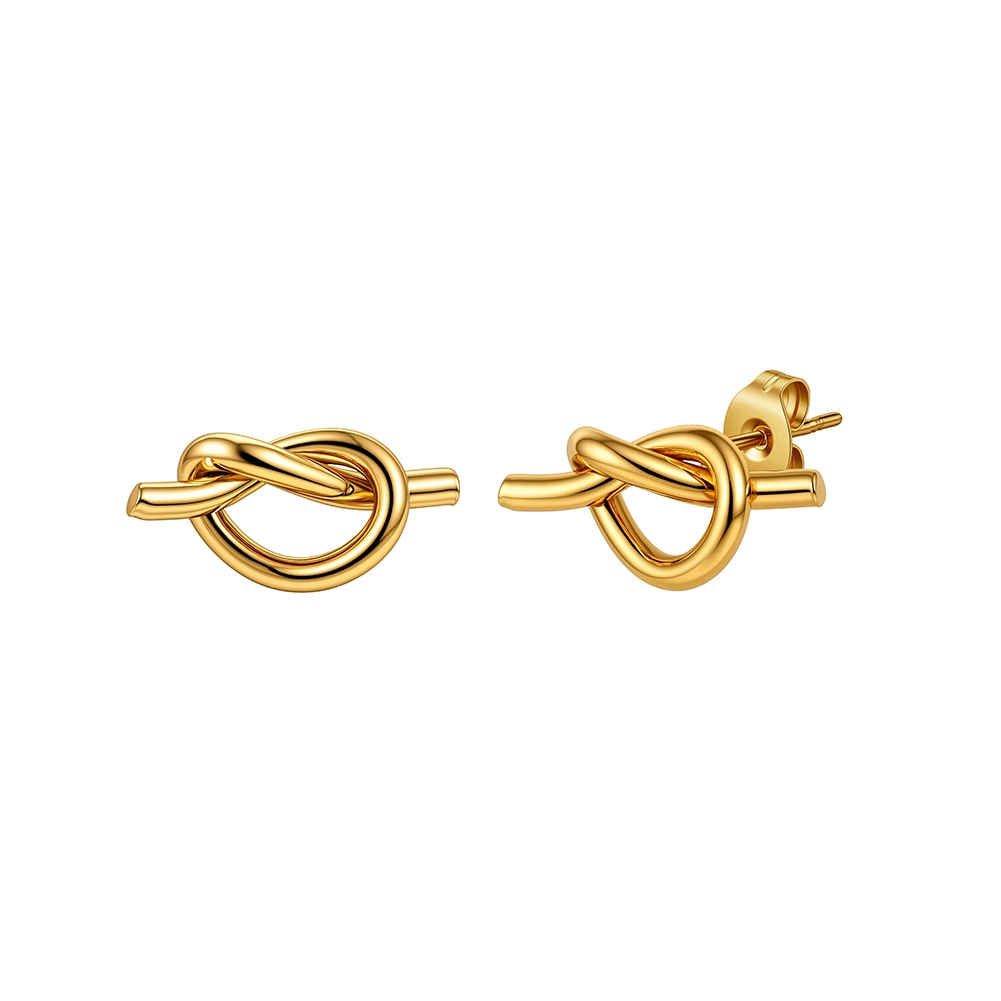 Produse Noi - Cercei Statement Nod Knot Auriu